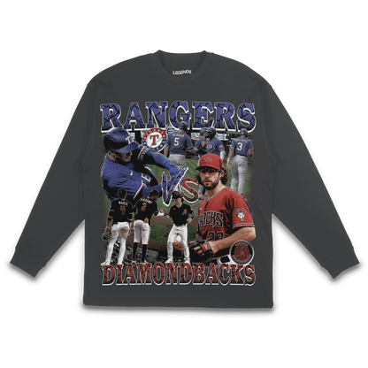 RANGERS VS D-BACKS LONG SLEEVE TEE