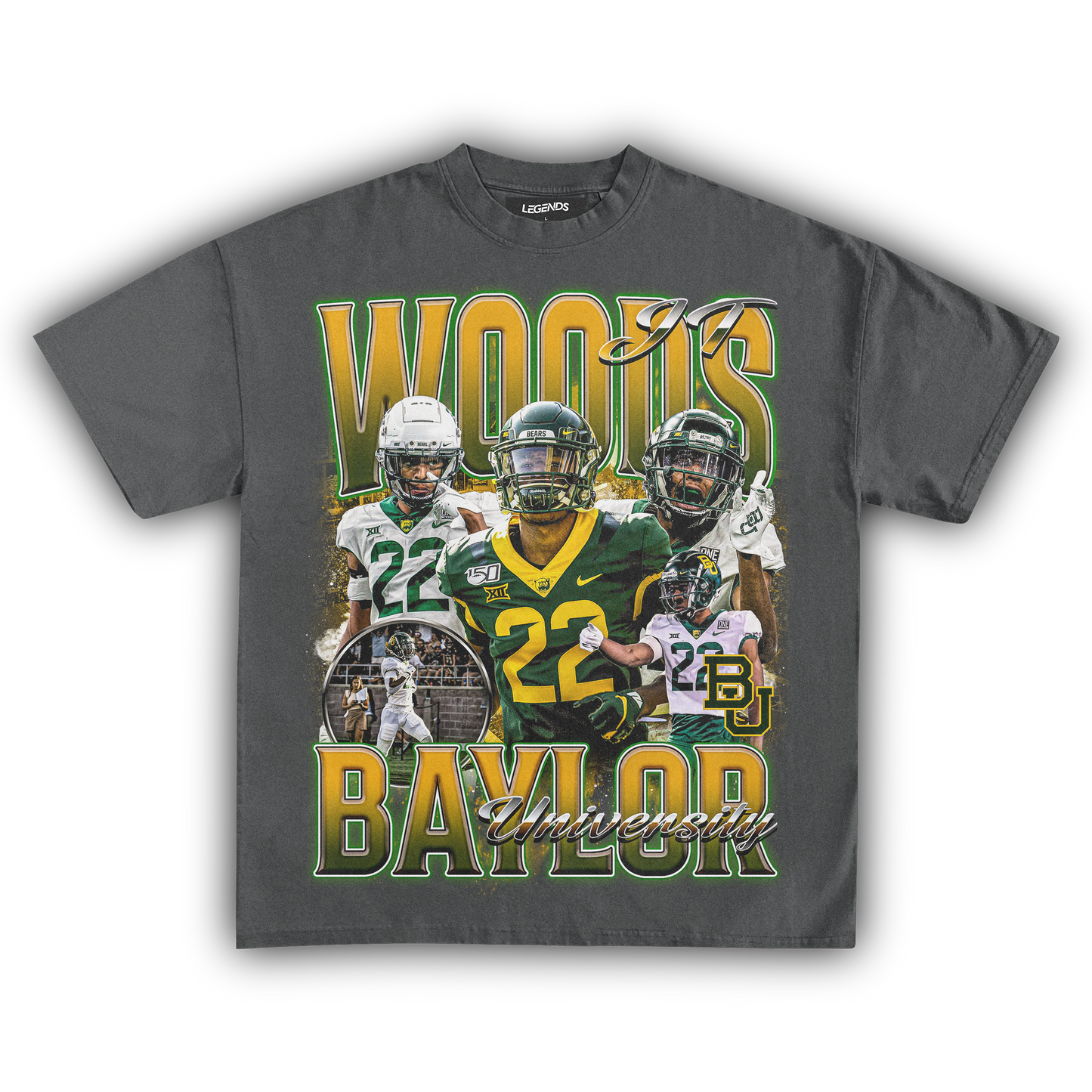 JT WOODS BAYLOR TEE