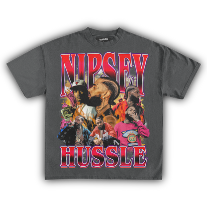 NIPSEY HUSSLE & MOTIVATE TEE