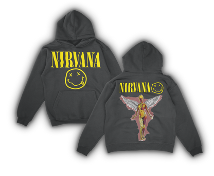 NIRVANA VINTAGE HEAVYWEIGHT HOODIE