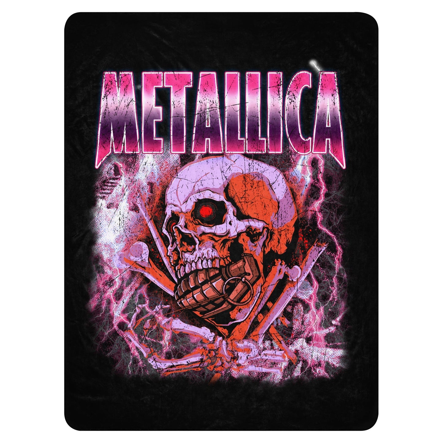 METALLICA VINTAGE BLANKET