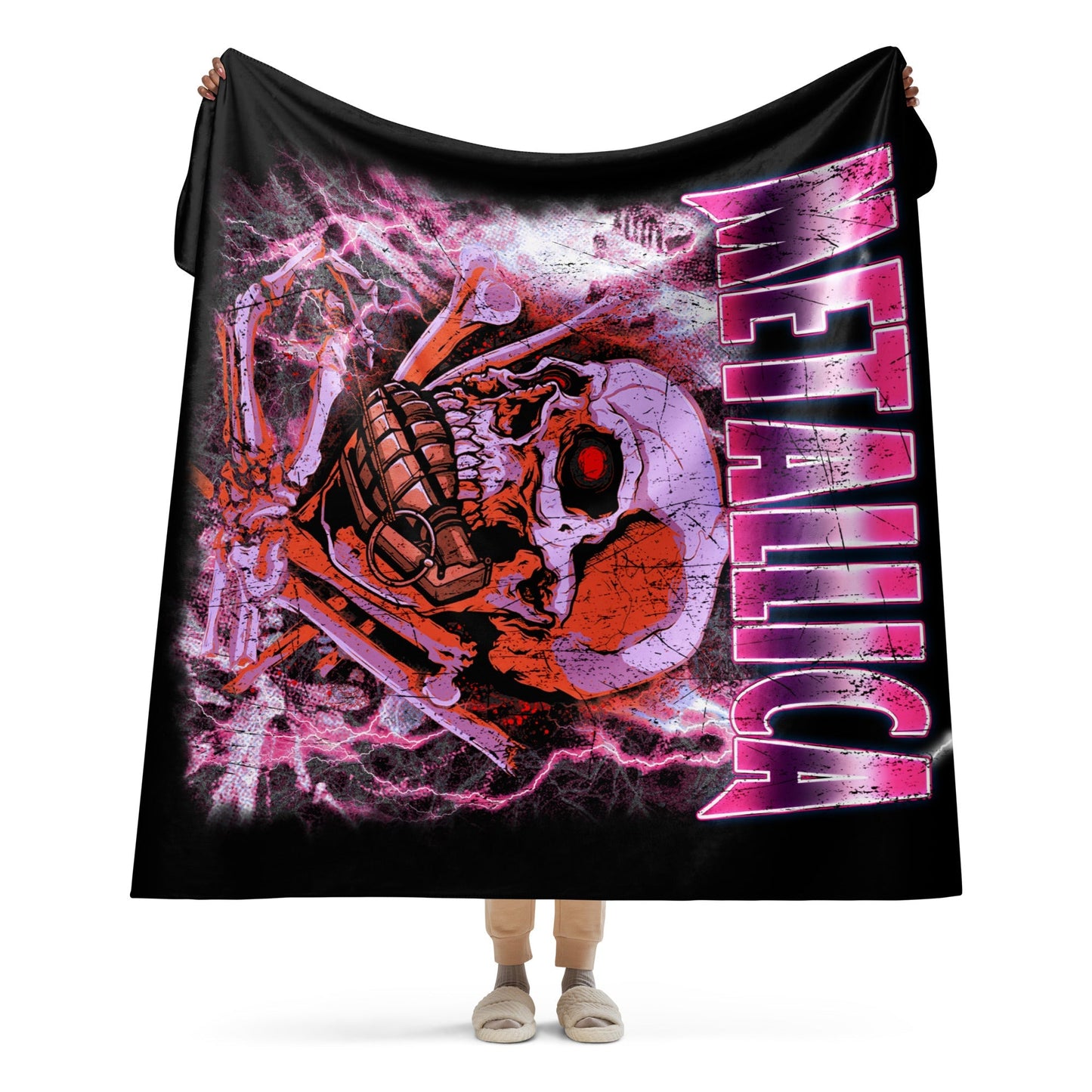 METALLICA VINTAGE BLANKET
