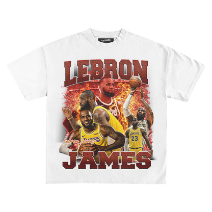 LEBRON ON FIRE TEE