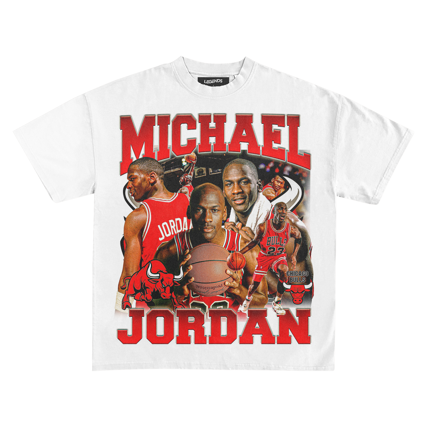 MICHAEL JORDAN BULLS TEE