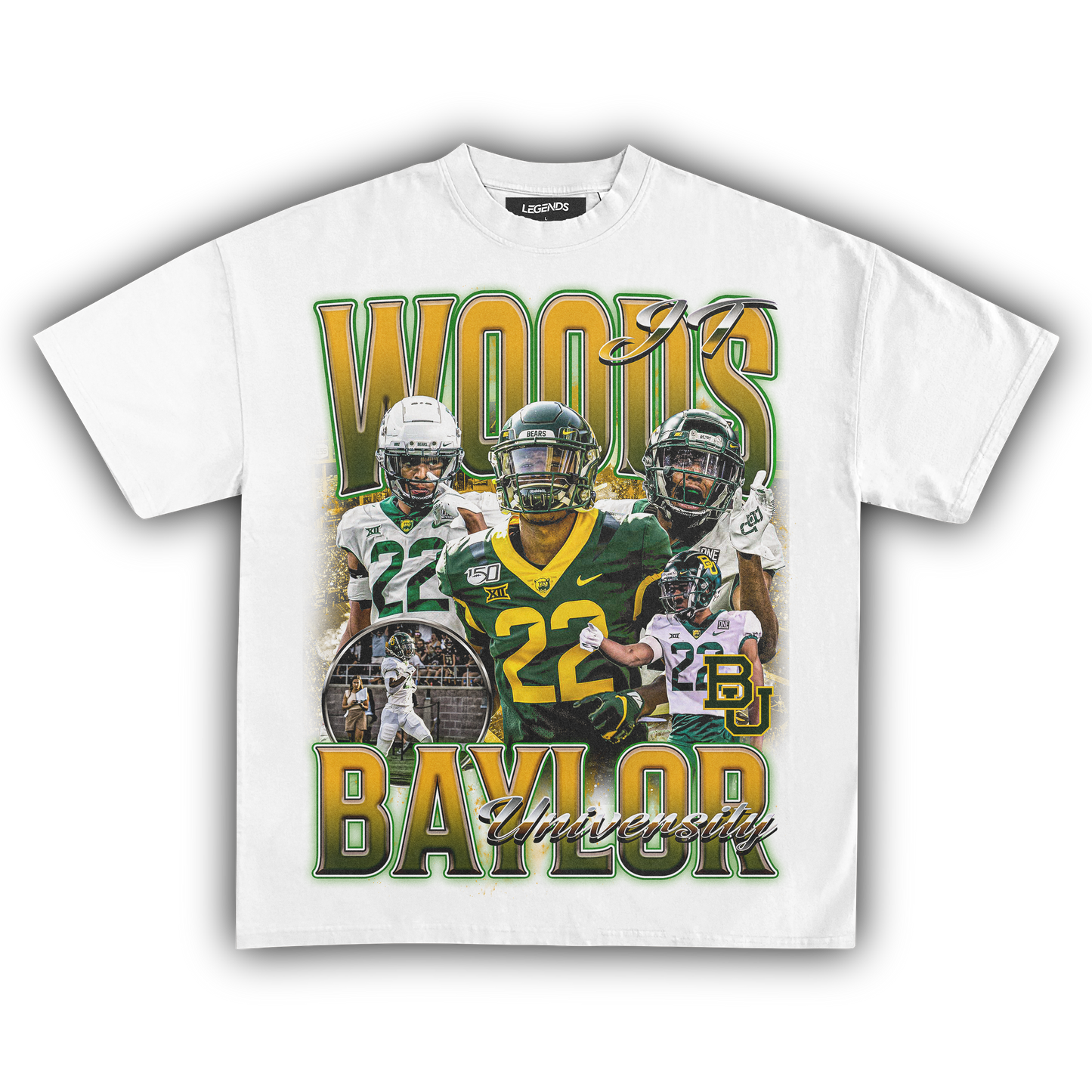 JT WOODS BAYLOR TEE