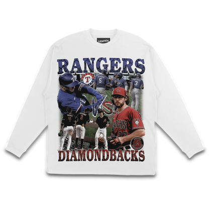 RANGERS VS D-BACKS LONG SLEEVE TEE